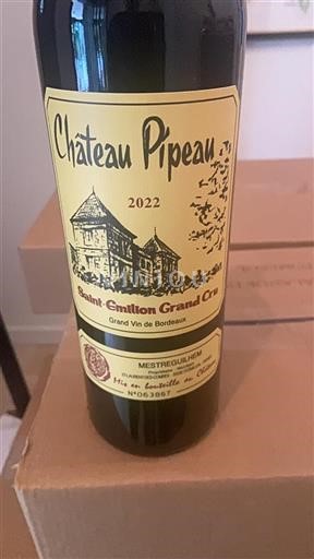 Bordeaux Saint-Émilion Grand Cru Grand Cru Pipeau 2022