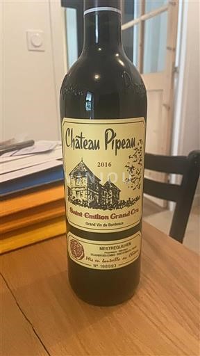Bordeaux Saint-Émilion Grand Cru Grand Cru Pipeau 2016