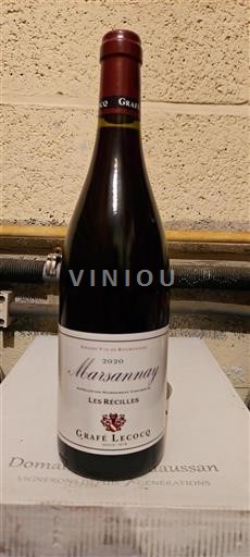 Bourgogne Marsannay Grafé Lecocq Les Récilies 2020