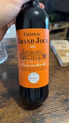 Burdeos Côtes-de-bourg Château Grand Jour 2022