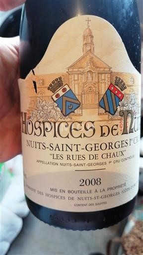 Bourgondië Niet gespecificeerd Premier Cru Hospices de Nuits Les Rues de Chaux 2008