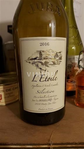 Jura L'Étoile Domaine Jean-Luc Mouillard L'Etoile Sélection Ei vuosikertaa