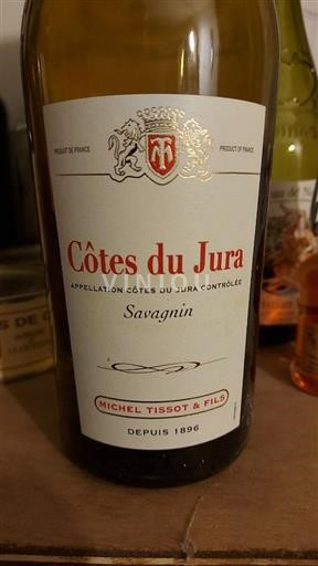 Jura No se traduce. Michel Tissot & Fils Savagnin Sin añada