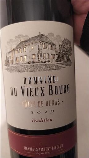 Southwest Côtes de Duras Domaine Vieux Bourg Tradition 2020