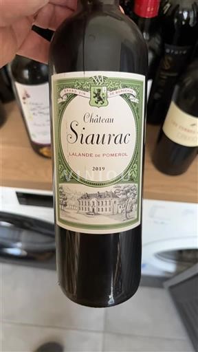 Bordeaux Lalande-de-pomerol Château Siaurac 2019