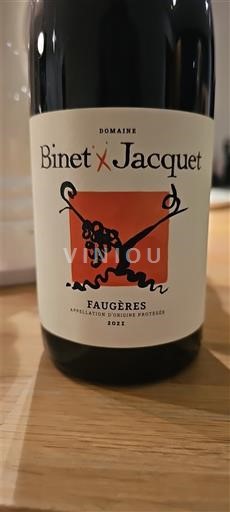 Languedoc Faugères Domaine Binet Jacquet 2021