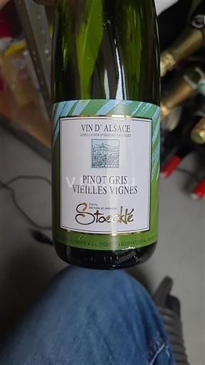 Vin Blanc sec Pinot Gris Vieilles Vignes Stoecklé Non millésimé France Alsace AOC