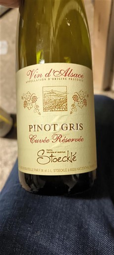 Alsacia Grand Cru Stoecklé Réservée Sin añada