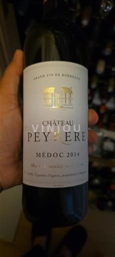Bordéus Médoc Château Peyrere 2014