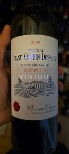 Bordeaux Saint-Émilion Grand Cru Classé Château Grand Corbin-Despagne 2009