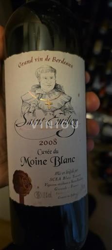Bordeaux Saint-Émilion SCEA Blonc Tourans du Moine Blanc 2008