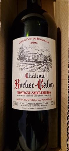 Bordeaux Montagne-saint-émilion Château Rocher-Calon 2005