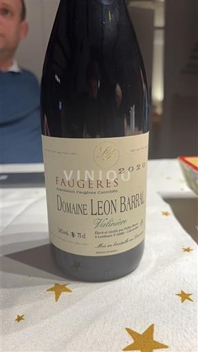 Langvedok Faugères Domaine Leon Barral Valinière 2020