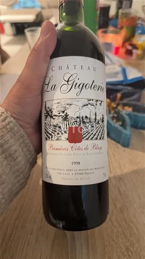 Bordeaux Ikke specificeret Château La Gigoterie 1998