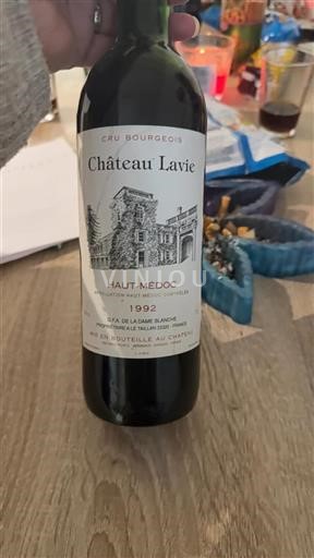 Bordeaux Haut-Médoc Cru Bourgeois Lavie 1992