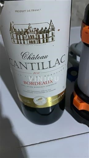 Bordeaux Château Cantillac 2010