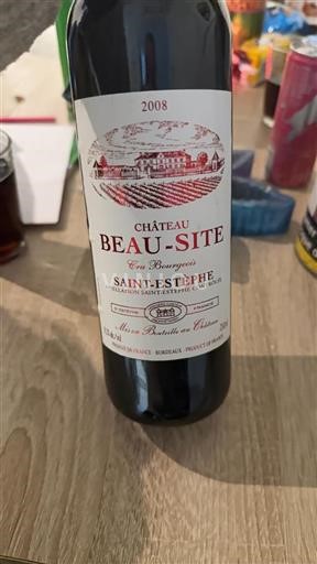 Bordeaux Saint-Estèphe Cru Bourgeois Beau-Site 2008