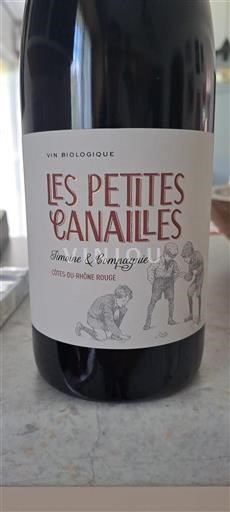 Rhônen laakso Côtes-du-rhône Timoine & Compagnie Les Petites Canailles 2023