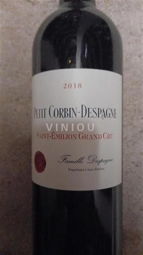 Burdeos Saint-Émilion Grand Cru Petit Corbin-Despagne 2018