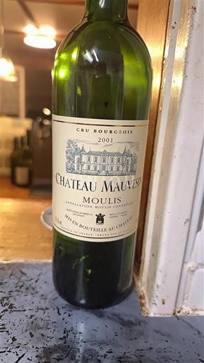 Burdeos Haut-Médoc Château Mauvesin 2001