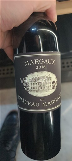 Bordeaux Margaux Grand Cru Château Margaux 2018