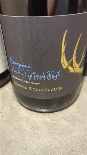 Bourgogne Hautes Côtes de nuits Maison Colin Seguin 2023