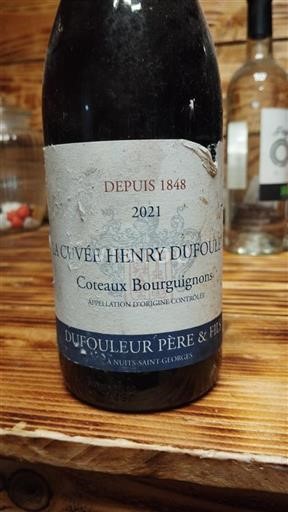 Bourgogne Bourgognebackar Dufouleur Père & Fils La Henry Dufouleur 2021