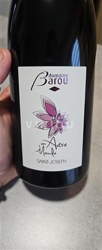 Rhônedalen Saint-Joseph Domaine Barou Un Autre Monde Icke årgångsbetecknad