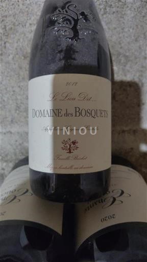 Rhône-dalen Gigondas Domaine Des Bosquets Le Lieu Dit 2012