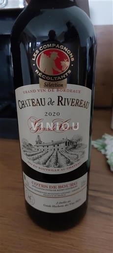 Bordeaux Côtes-de-bourg Château Rivereau Grande 2020