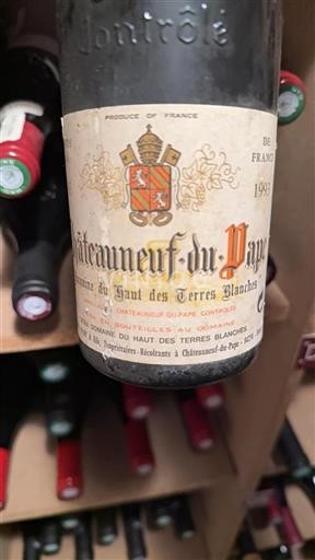 Rhônen laakso Châteauneuf-du-Pape Domaine Haut des Terres Blanches 1993