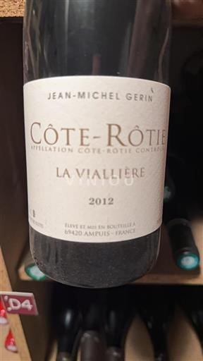 Rhônen laakso Côte-rôtie Jean-Michel Gerin La Viallière 2012