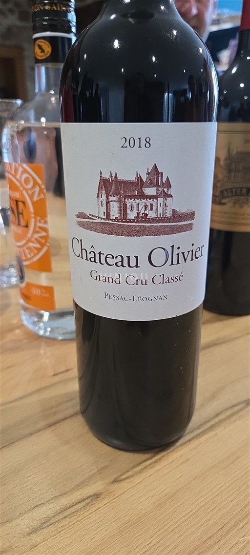 Bordeaux Pessac-Léognan Grand Cru Classé Château Olivier 2018