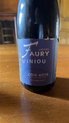 Rona dolina Côte-rôtie Lionel Faury Reviniscence 2015