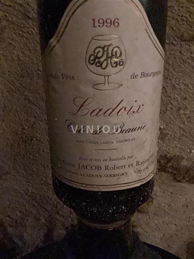 Bourgogne Ladoix Domaine JACOB Robert et Raymond 1996