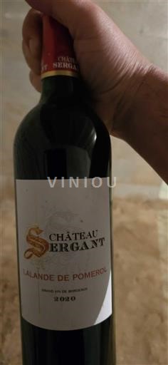 Bordeaux Lalande-de-Pomerol Château Sergant 2020