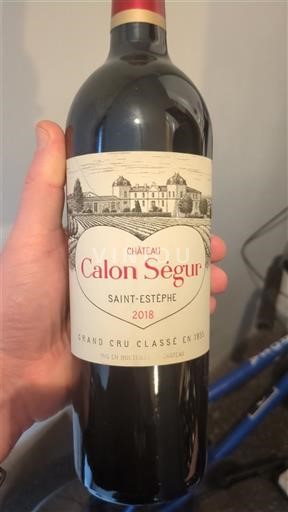 Bordeaux Saint-Estèphe Grand Cru Château Calon Ségur 2018