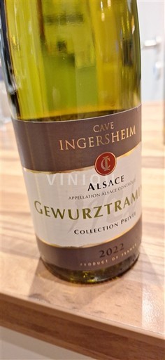 Alsacia Grand Cru Cave Ingersheim Collection Privée 2022