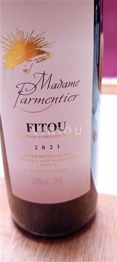 Languedoc Fitou Madame Parmentier 2021