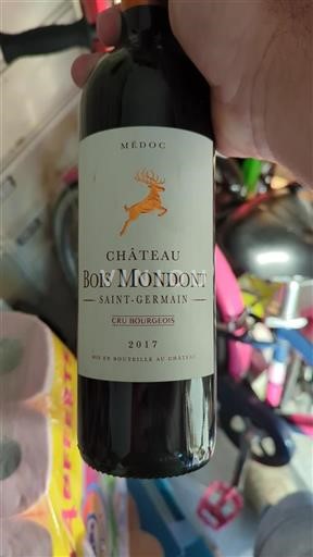 Bordeaux Médoc Cru Bourgeois Château Bois Mondont 2017