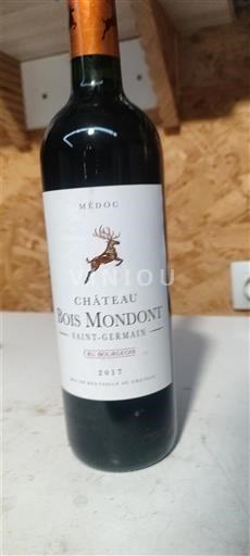 Bordeaux Médoc Cru Bourgeois Château Bois Mondont 2017