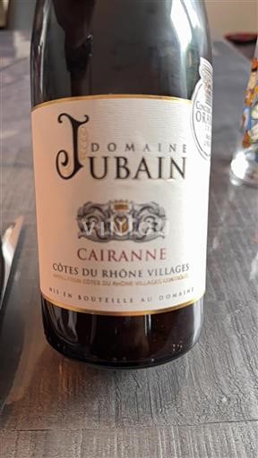 Rhône-dalen Cairanne Domaine Jubain 2016