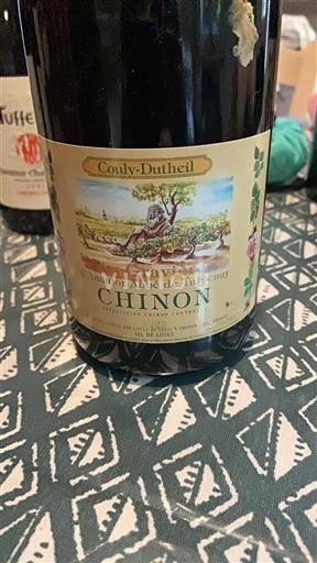 Loire-dalen Chinon Couly-Dutheil Gravier d'Amador Abbé de Turpenay Ikke årgangsbestemt