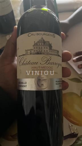 Bordeaux Haut-Médoc Cru Bourgeois Château Barreyres 2020