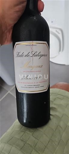 Bordéus Margaux Zédé de Labégorce 2013