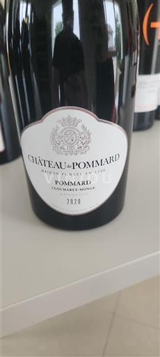 Borgoña Pommard Château Pommard Clos Marey-Monge 2020