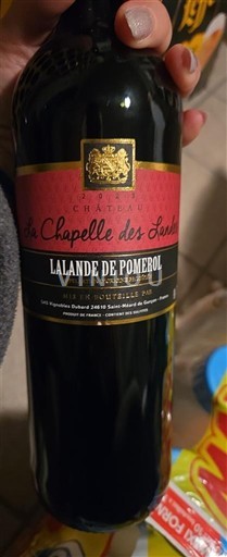 Bordeaux Lalande-de-Pomerol Château La Chapelle des Landes Ohne Jahrgang