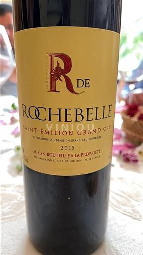 Bordéus Saint-Émilion Grand Cru Grand Cru Rochebelle R de Rochebelle 2015