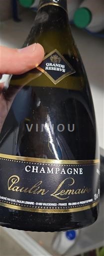 Champagne Paulin Lemaire Grande Réserve Icke årgångsbetecknad