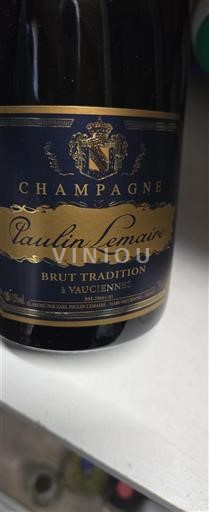 Champagne Paulin Lemaire Brut Tradition Icke årgångsbetecknad